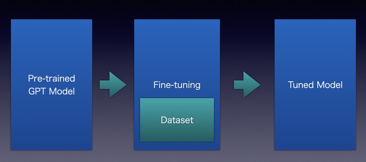 Fine-tuningの流れ図