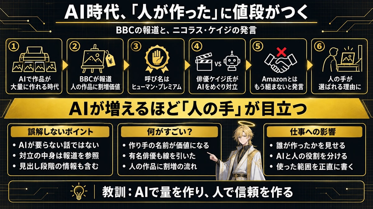 AI時代、「人が作った」に値段がつく