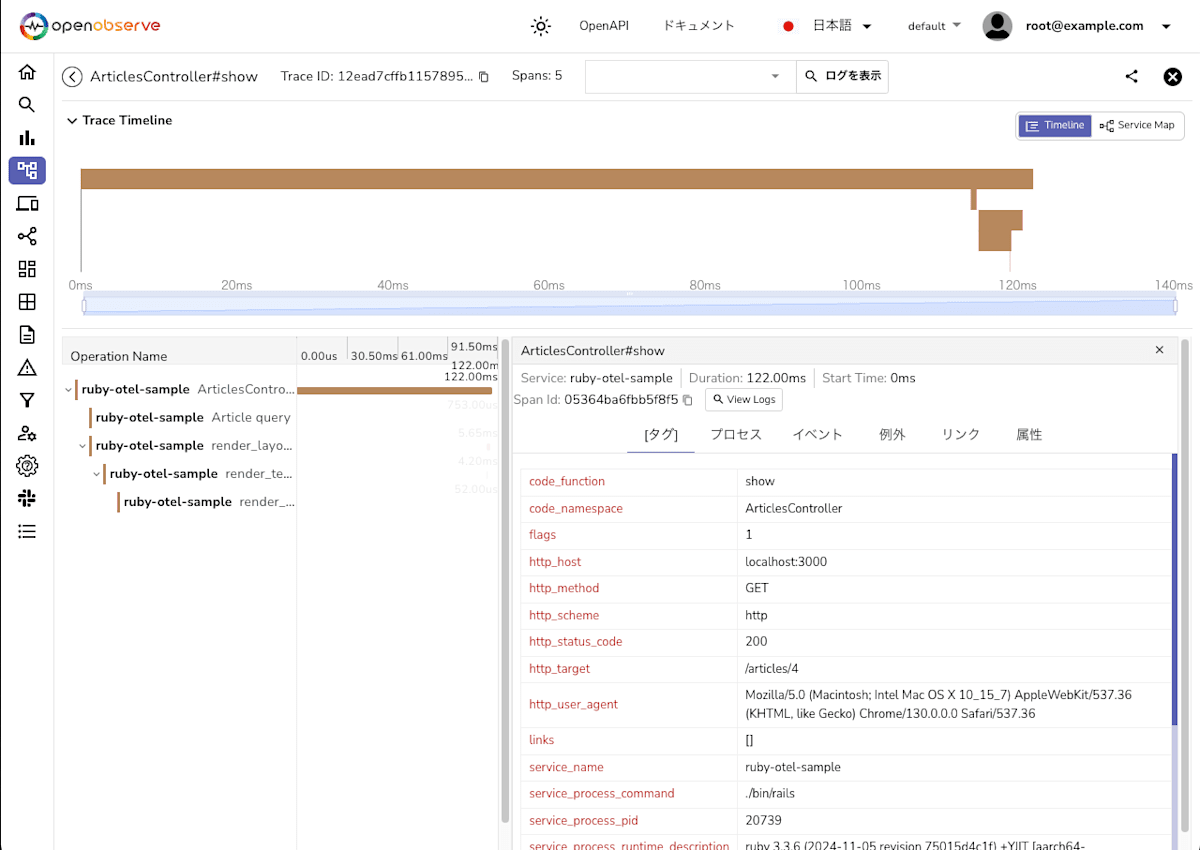 OpenObserve Trace3