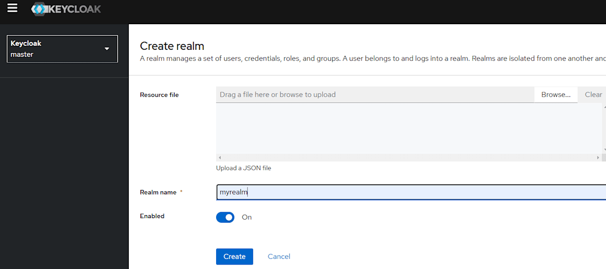 create realm