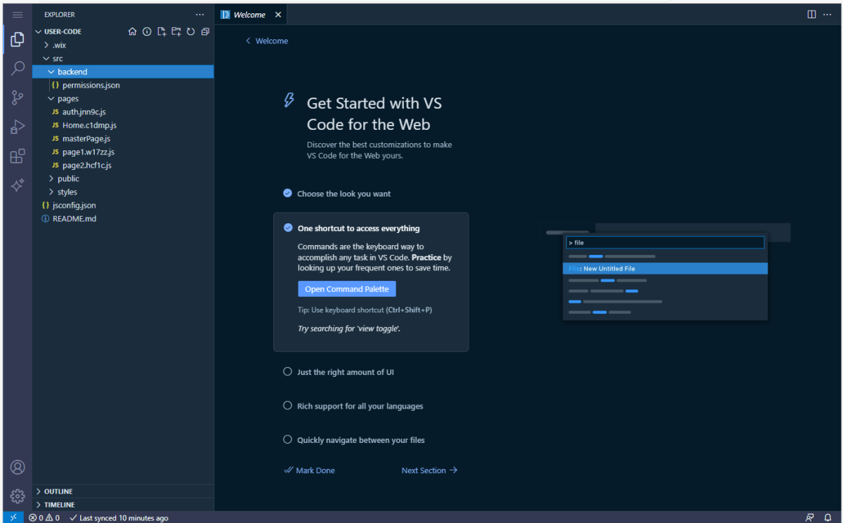 VSCodeベースのWix IDE