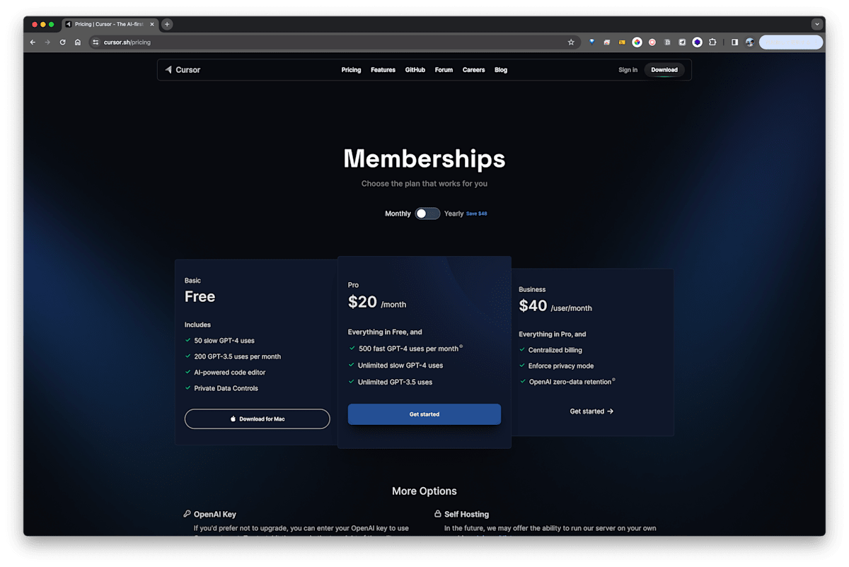 Cursorの料金プラン（比較表あり）｜サクッと始めるAIコードエディタ