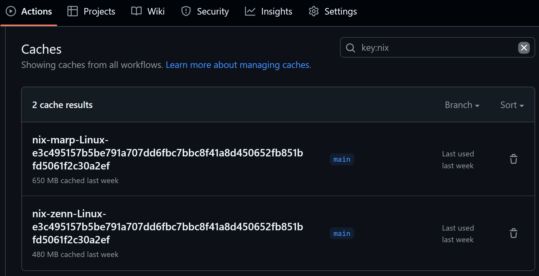 zenn GitHub Actions Cache 容量