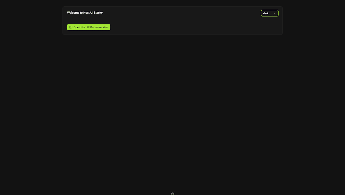 Nuxt UI(dark mode)