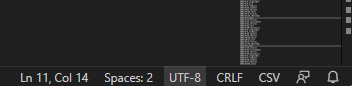 UTF-8の表示