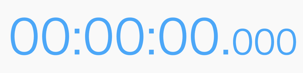 ストップウォッチ