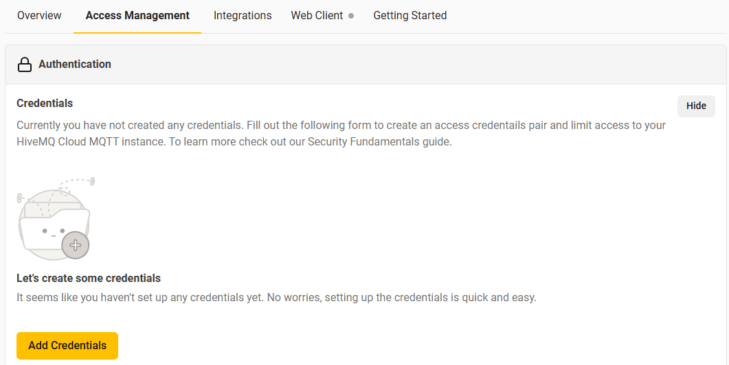 Add Credentials2