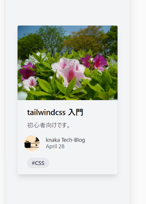 tailwindcss入門編