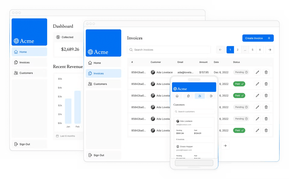 Dashboard App