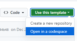 Open in a codespace