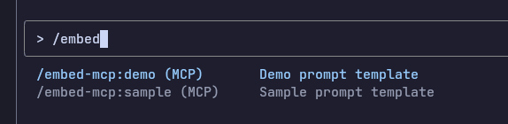 prompt