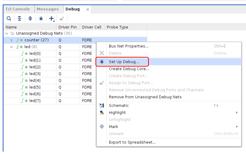 Set Up Debug
