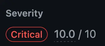 GitHub Security Alert for CVE-2025-66478