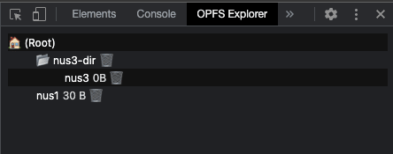 デバッグに使えるOPFS Explorer拡張