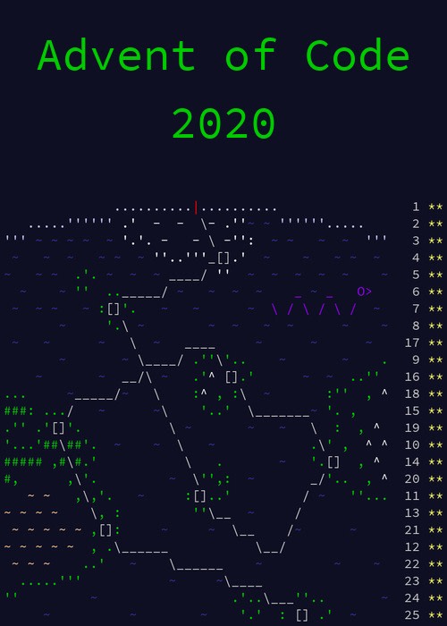 Advent of Code 2020 解答ガイド