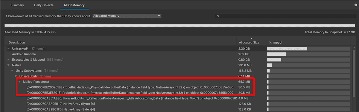 Native Array Streaming