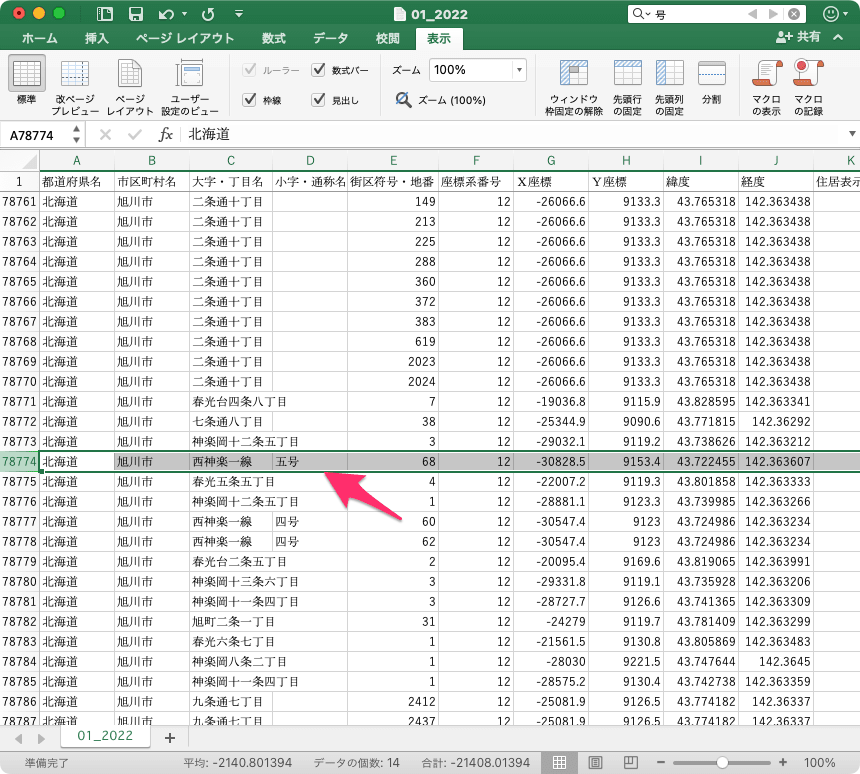 「国土交通省のダウンロードデータより」