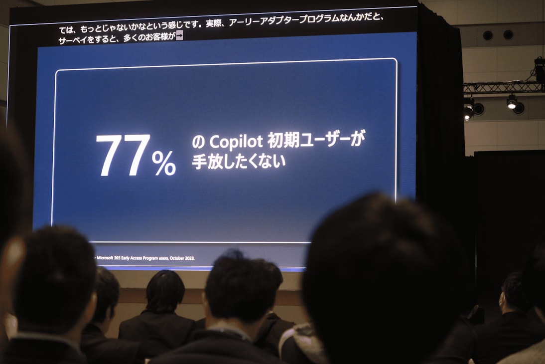 77%のユーザーがCopilotを手放したくない