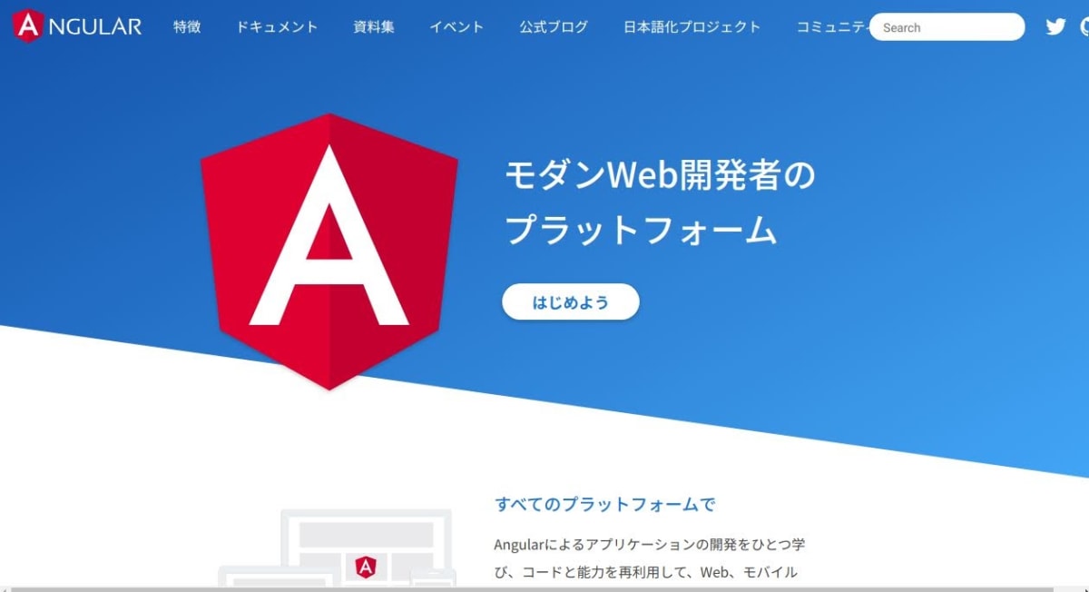 Angular Web site