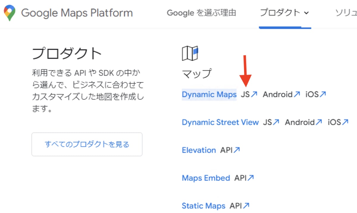 Dynamic MapsのJS