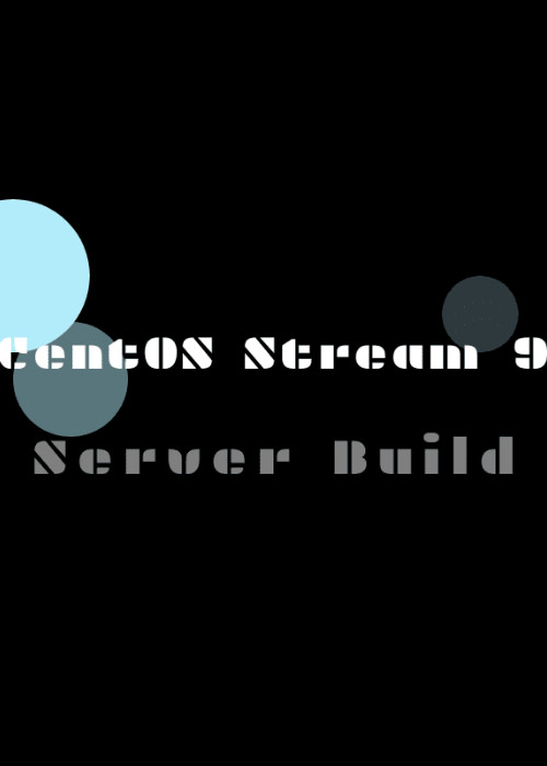 CentOS Stream 9 サーバ構築