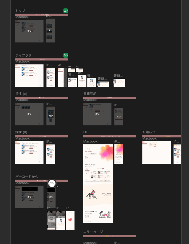 Figmaの画面キャプチャ