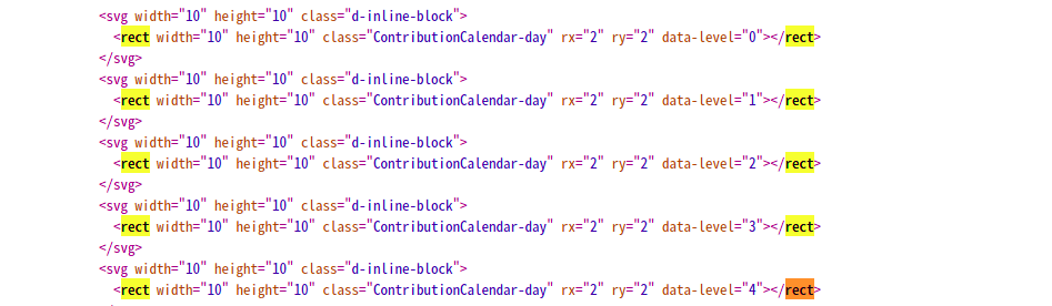 シェル芸でGitHubの日付別Contribute数を取得