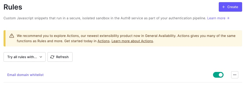 Auth0 Rules