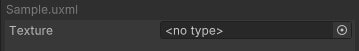 no type と表示されているObjectField