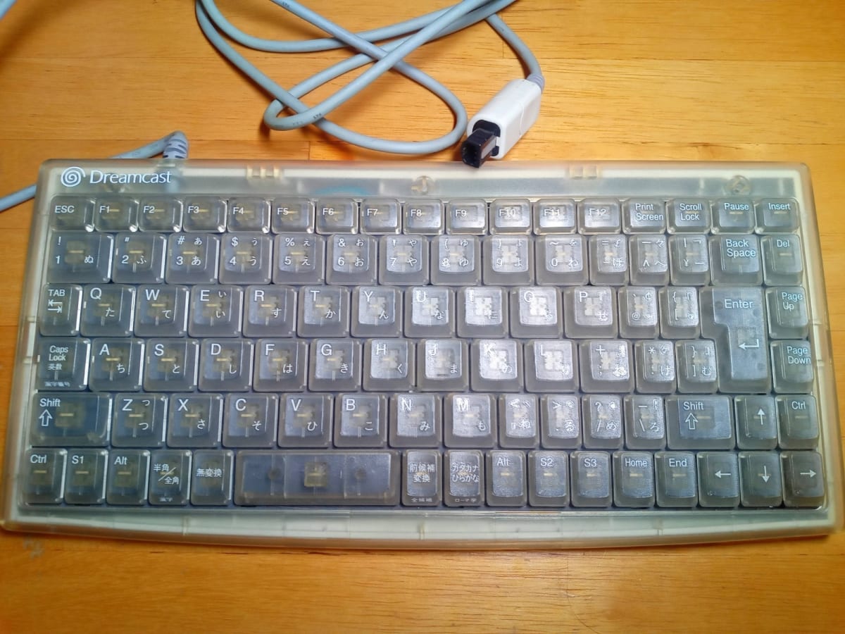 ドリームキャスト ふりかけ キーボード 海外版 北米 DC hkt-7620