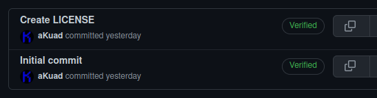Verified Commit