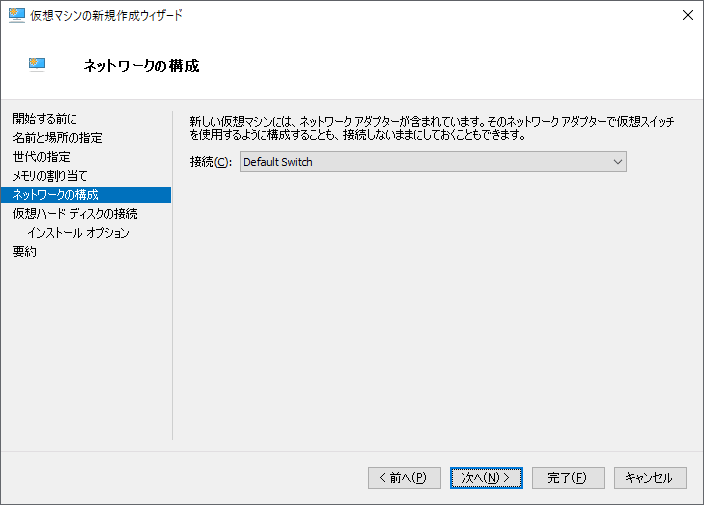 ネットワークの構成
