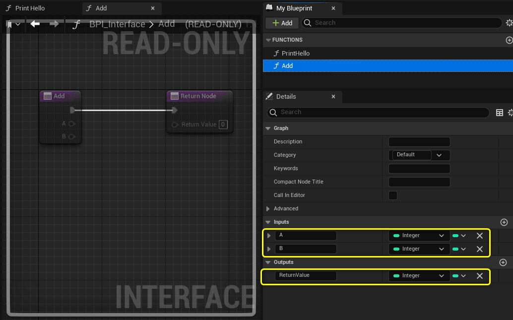 【BP】インターフェース｜Unreal Engine 5から始める C++ & Blueprint