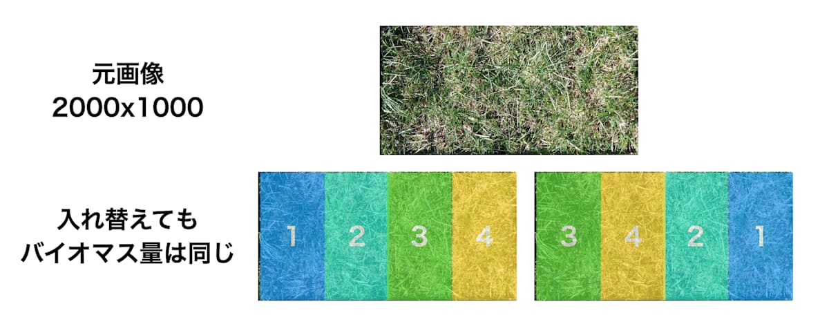 画像をセグメントに分けたデータ補強