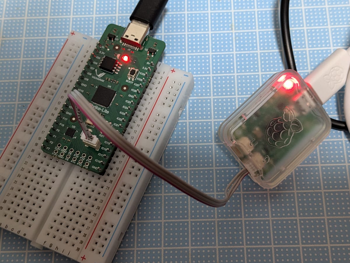 Raspberry Pi Debug ProbeでShrike liteをデバッグできなかったら