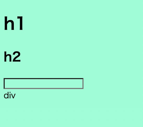 リセットCSS適用前(chrome)