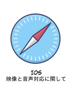 IOS での映像と音声対応に関して