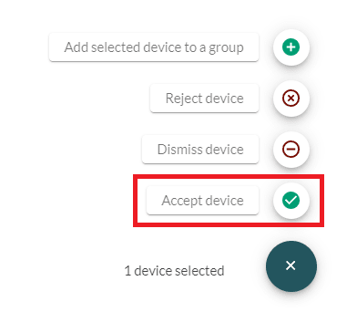 Accept Device