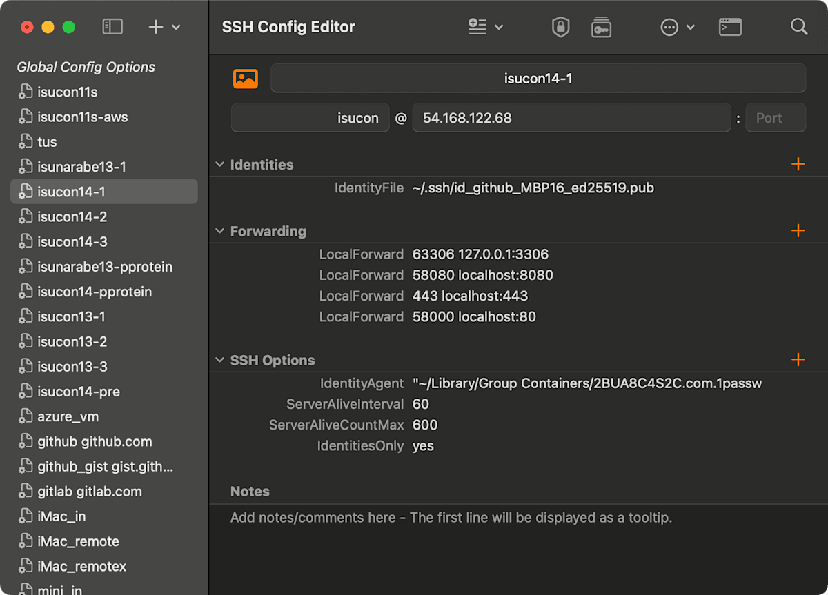 ssh-config-editor