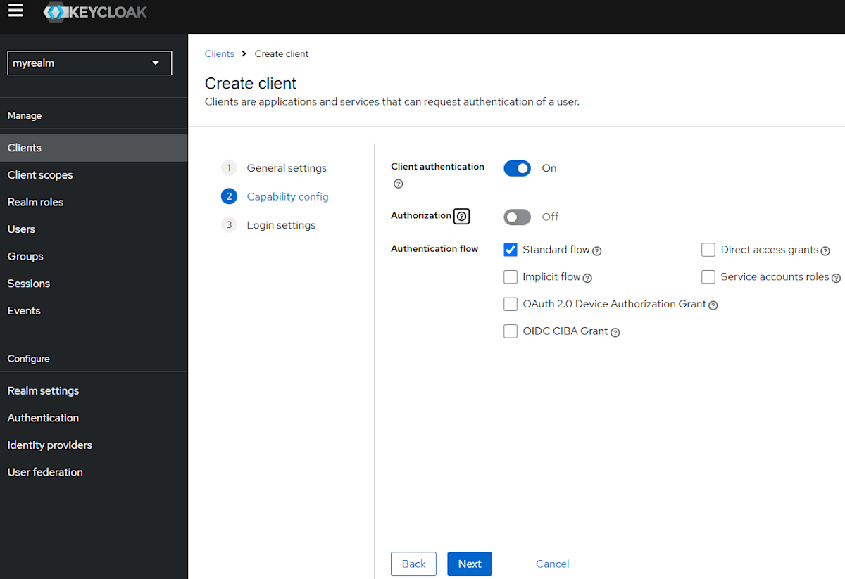 create client 3
