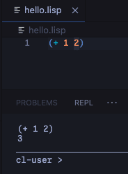 Evaluate a statement in the REPL