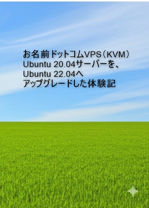 お名前ドットコムVPS(KVM)Ubuntu 20.04サーバーを、Ubuntu 22.04へアップグレードした体験記