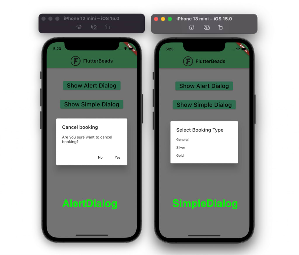 [Flutter]Dialogについての個人的まとめ