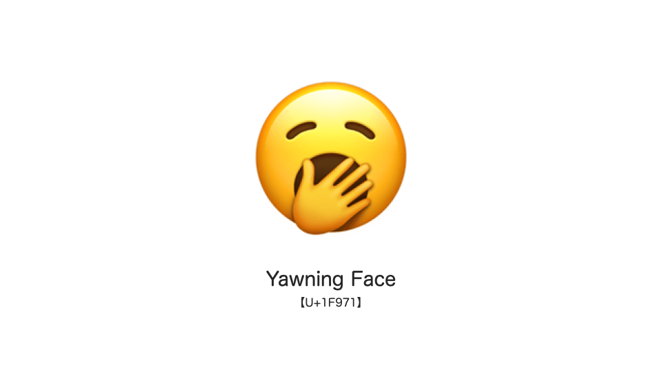 yawning face