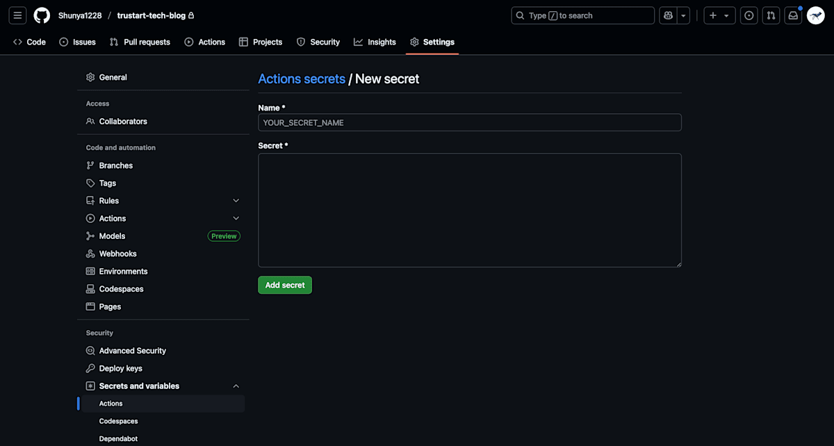 GitHubとZennの連携設定画面