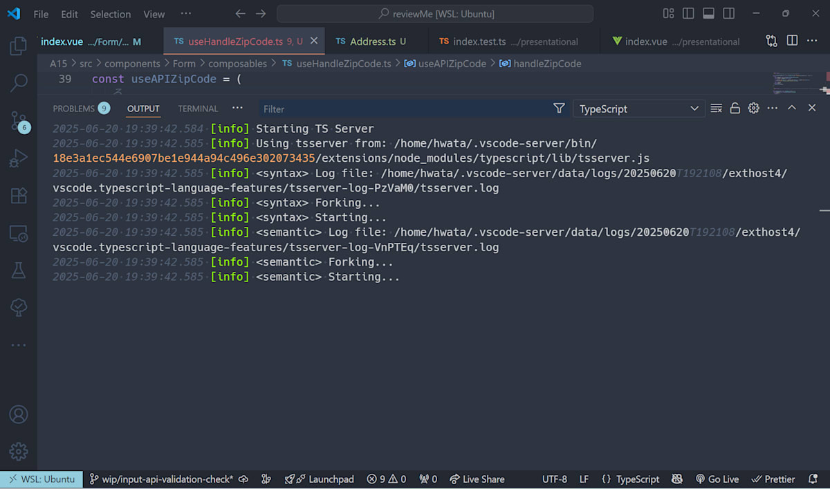 OUTPUTからlogのファイルを特定