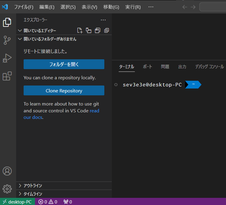 vscode w/ server