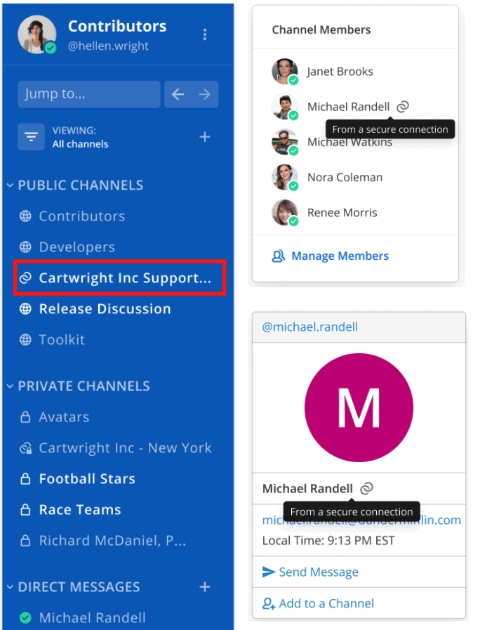 Shared-channels