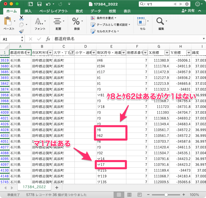 国土交通省のダウンロードデータより