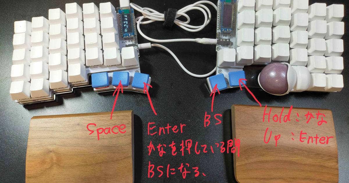 キーボードの画像 キーの割り当て説明